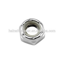 Prevailing torque type hexagon thin nuts, thin nut with nonmetallic insert